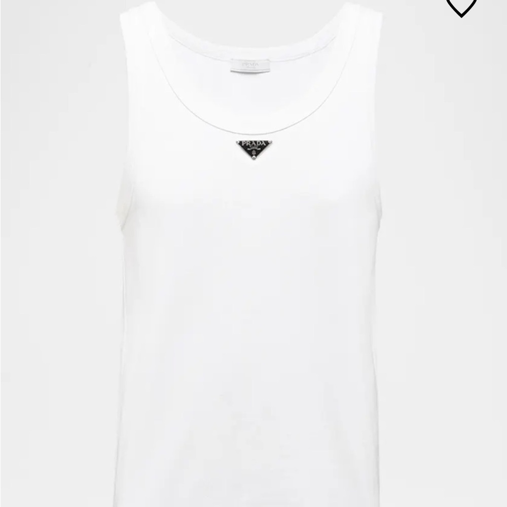 PRADA Classic White Tank Top